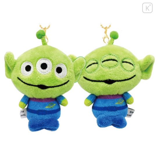 Japan Disney Mascot Holder Connecting Set - Little Green Men / Aliens - 1