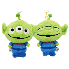 Japan Disney Mascot Holder Connecting Set - Little Green Men / Aliens