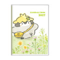 Japan Koupen-chan A6 Monthly Schedule Book - 2027 Flower - 1