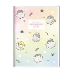 Japan Koupen-chan A6 Monthly Schedule Book - 2027 Happy