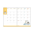 Japan Koupen-chan A6 Monthly Schedule Book - 2027 Happy - 2