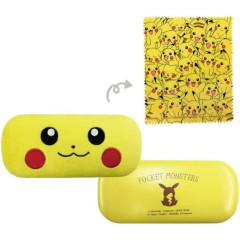 Japan Pokemon Plush Glasses Case - Pikachu
