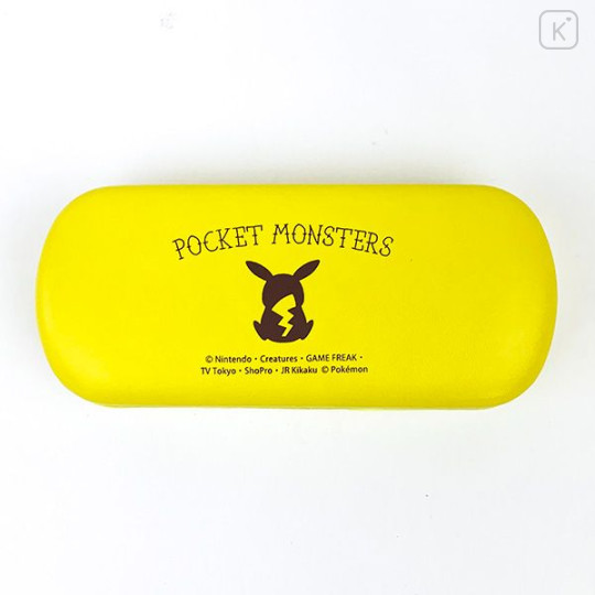 Japan Pokemon Plush Glasses Case - Pikachu - 3