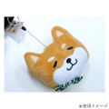 Japan Plush Reel Pass Case - Shiba Inu - 2