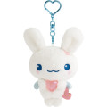 Japan San-X Hanging Plush Toy - Twin Rabbit Angels : San-X Universe Heart - 1