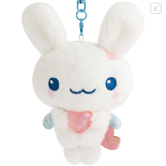 Japan San-X Hanging Plush Toy - Twin Rabbit Angels : San-X Universe Heart - 2