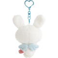 Japan San-X Hanging Plush Toy - Twin Rabbit Angels : San-X Universe Heart - 3