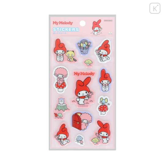 Japan Sanrio Puffy Sticker - My Melody - 1
