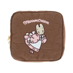 Japan Sanrio Quilted Pouch - Marron Cream