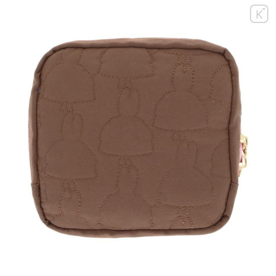 Japan Sanrio Quilted Pouch - Marron Cream - 2