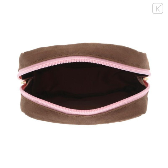Japan Sanrio Quilted Pouch - Marron Cream - 3