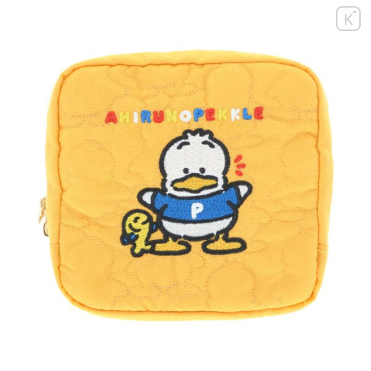 Japan Sanrio Quilted Pouch - Pekkle - 1