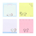 Japan Peanuts Tack Memo Sticky Notes - Snoopy & Belle : Light Blue - 3
