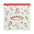 Japan Peanuts Square Memo - Snoopy & Belle : Ivory - 1