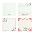 Japan Peanuts Square Memo - Snoopy & Belle : Ivory - 3