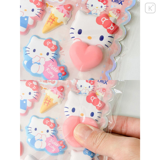 Japan Sanrio Mochi Squishy Sticker - Hello Kitty - 2