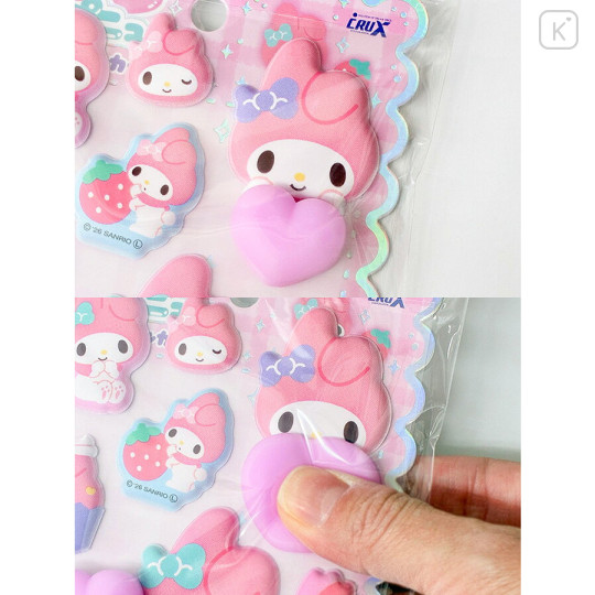 Japan Sanrio Mochi Squishy Sticker - My Melody - 2