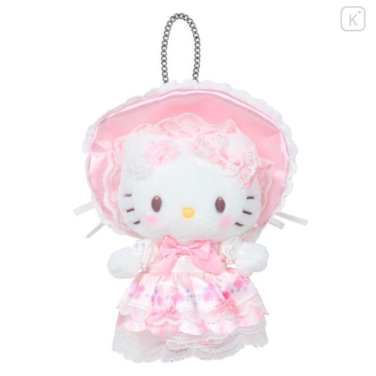 Japan Sanrio Original Mascot Holder - Hello Kitty : Fairy Tale Party Frills Lace Dress - 1