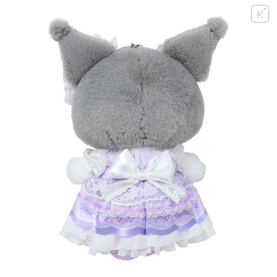 Japan Sanrio Original Mascot Holder - Kuromi : Fairy Tale Party Frills Lace Dress - 3