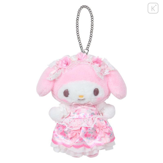 Japan Sanrio Original Mascot Holder - My Melody : Fairy Tale Party Frills Lace Dress - 1