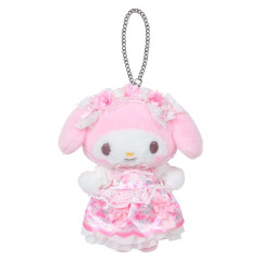 Japan Sanrio Original Mascot Holder - My Melody : Fairy Tale Party Frills Lace Dress