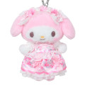 Japan Sanrio Original Mascot Holder - My Melody : Fairy Tale Party Frills Lace Dress - 2