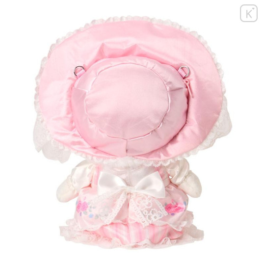 Japan Sanrio Original Plush Pochette Crossbody Shoulder Bag - Hello Kitty : Fairy Tale Party Frills Lace Dress - 3