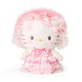 Japan Sanrio Original Plush Pochette Crossbody Shoulder Bag - Hello Kitty : Fairy Tale Party Frills Lace Dress - 5