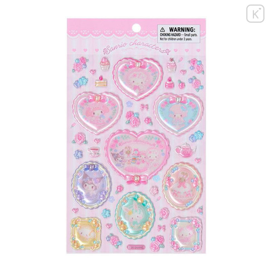 Japan Sanrio Original Sticker - Fairy Tale Party Pearlescent Plump Emblem - 1