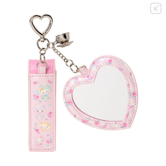 Japan Sanrio Original Lip Pouch with Mirror - Fairy Tale Party - 2
