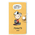 Japan Peanuts Mini Planner Monthly Schedule Book - Snoopy : Charlie Good Life 2027 - 1