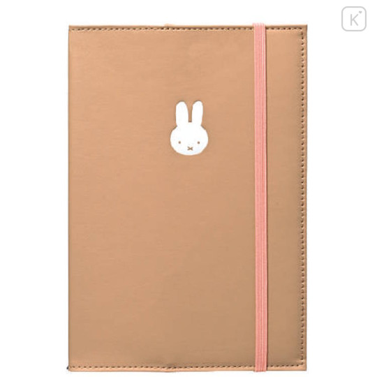 Japan Miffy B6 Monthly Schedule Book - Miffy : Faux Leather Honey Brown 2027 - 1