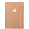 Japan Miffy B6 Monthly Schedule Book - Miffy : Faux Leather Honey Brown 2027 - 1