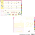 Japan Peanuts B6 Monthly Schedule Book - Snoopy : Nature Comics Caramel Brown 2027 - 4