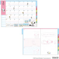 Japan Peanuts B6 Monthly Schedule Book - Snoopy & Woodstock : Best Friends & Comics 2027 - 6