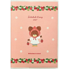 Japan The Bear's School B6 Monthly Schedule Book - Strawberry Jackie 2027