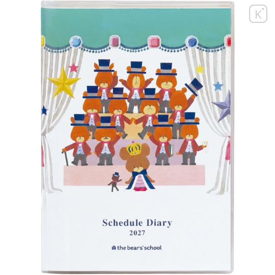 Japan The Bear's School B6 Monthly Schedule Book - Stage Show Time 2027 - 1