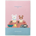 Japan The Bear's School B6 Monthly Schedule Book - Meal with Friend 2027 - 1