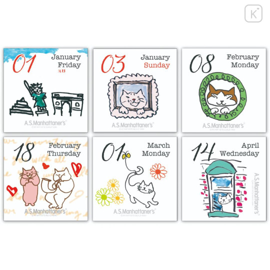 Japan Takashi Kuge Daily Desk Calendar - 2027 Cat 365days - 3