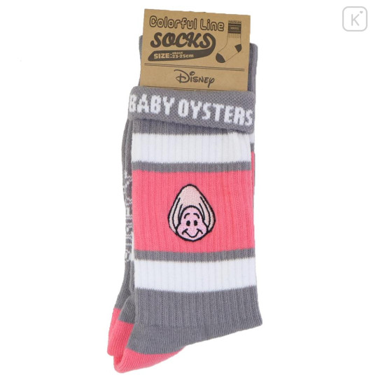Japan Disney Colorful Line Socks - Baby Oysters - 3