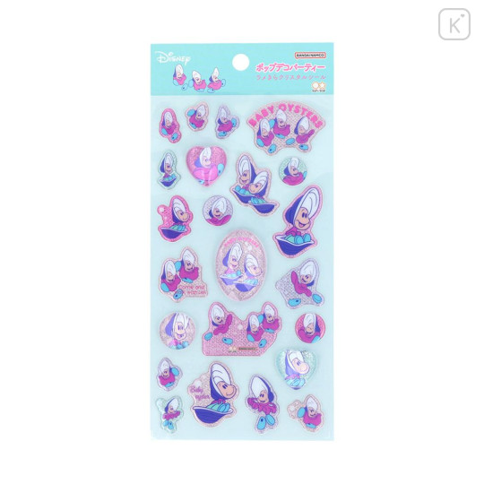 Japan Disney Glitter Crystal Sticker - Baby Oysters - 1