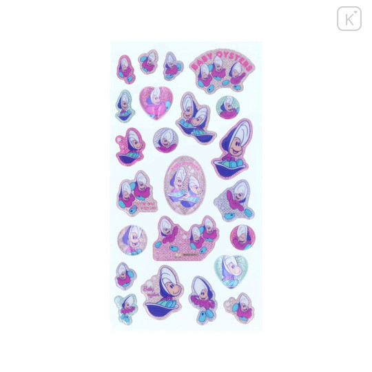 Japan Disney Glitter Crystal Sticker - Baby Oysters - 2