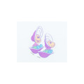 Japan Disney Repipeta Reusable Sticker - Baby Oysters : Gathering - 3