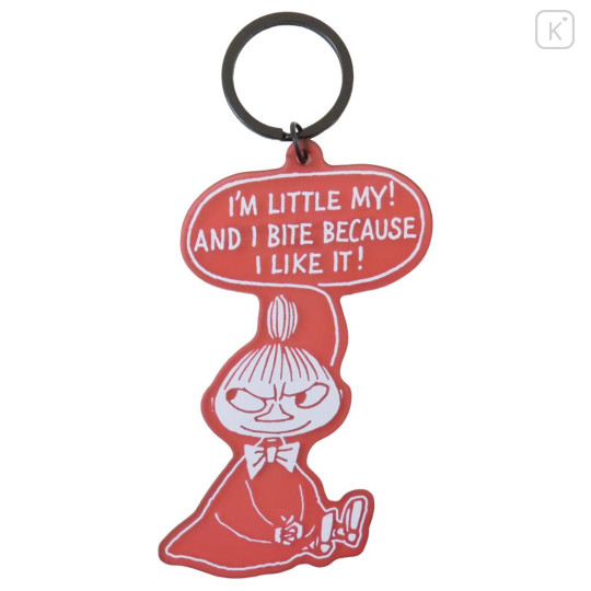 Japan Moomin Matte Dyed Keychain - Little My - 1