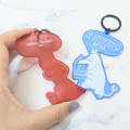 Japan Moomin Matte Dyed Keychain - Little My - 2