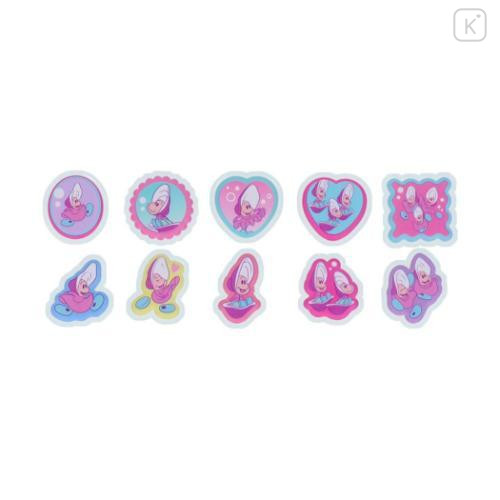 Japan Disney Flake Stickers with Mini Purse - Baby Oysters - 4