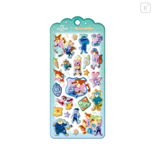 Japan Disney Drop Jelly Seal - Zootopia - 1