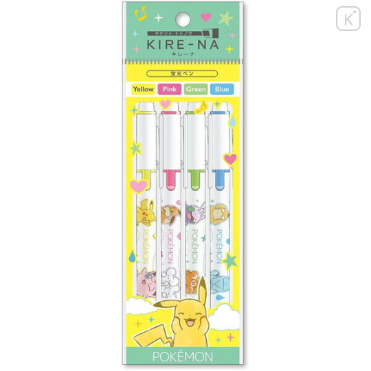 Japan Pokemon Kire-na Double-Sided Highlighter Set - A - 1