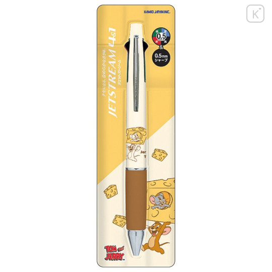 Japan Tom and Jerry Jetstream 4&1 Multi Ballpoint Pen + Mechanical Pencil - Tom & Jerry - 2