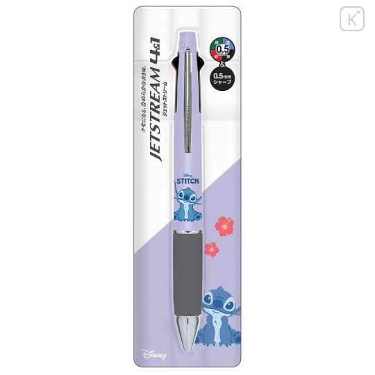 Japan Disney Jetstream 4&1 Multi Ballpoint Pen + Mechanical Pencil - Stitch - 2